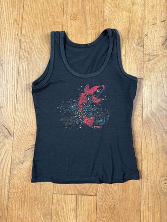 Damen Top mit Fischmotiv Grösse S