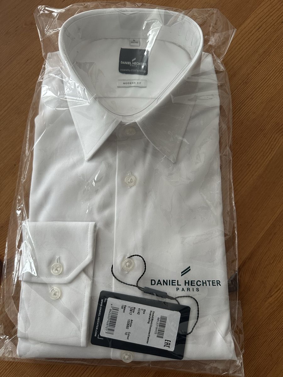 Daniel Hechter Camicie: DANIEL HECHTER Herrenhemd Langarm Modern Fit – Nuovo e nell'imballaggio originale da Root venduto da NaBr76 1