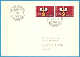 1954    HOSPES Bern     Automobil-Postbüro