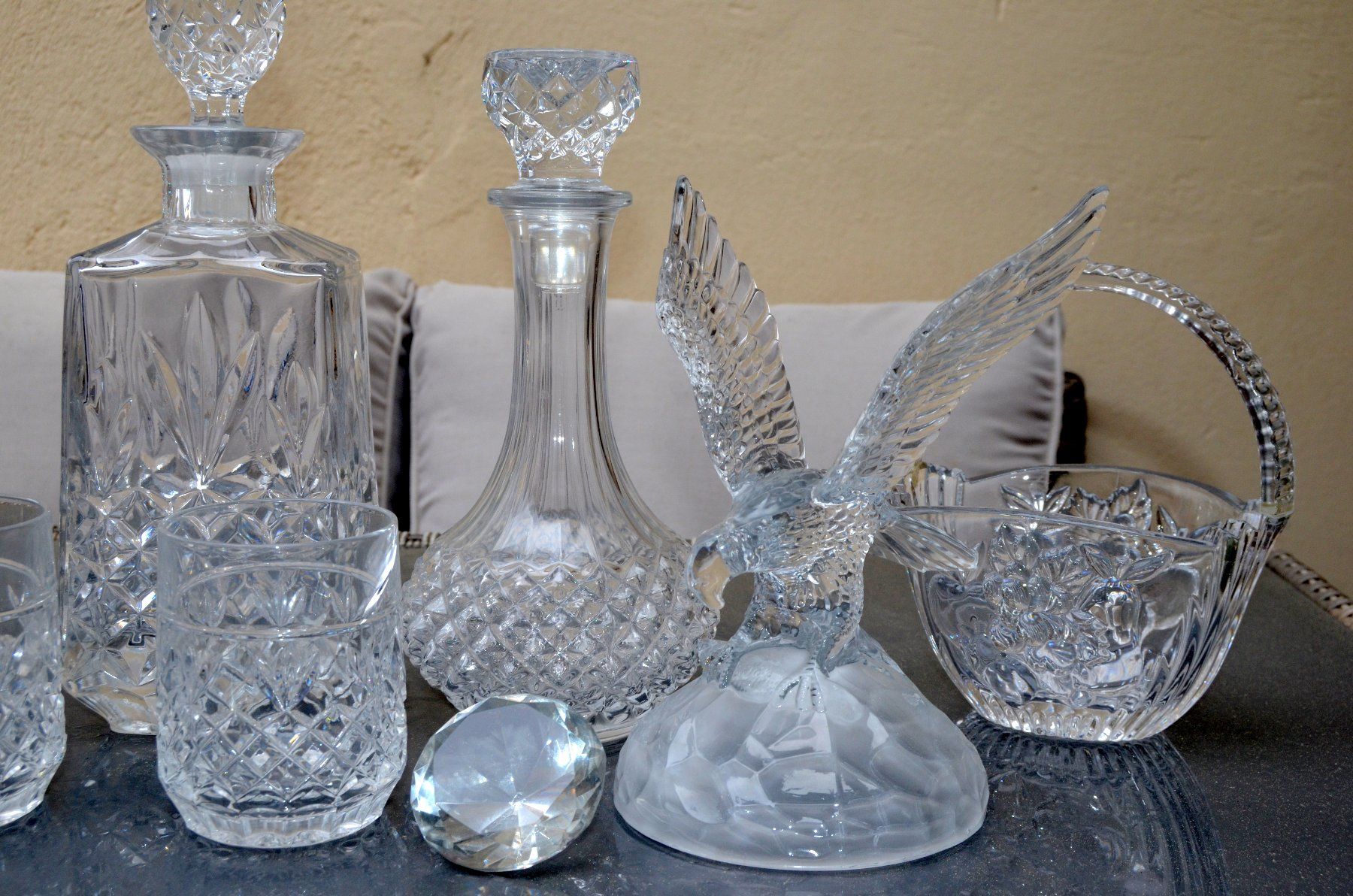 Bicchieri: Kristallset / Ensemble en cristal – Usato da Collonges venduto da arashee 2