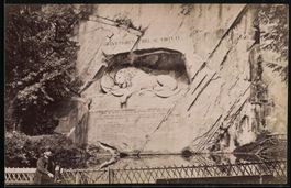 Fotografie Luzern, das Löwendenkmal, Lu