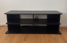 TV-Möbel / Lowboard schwarz 117 cm 