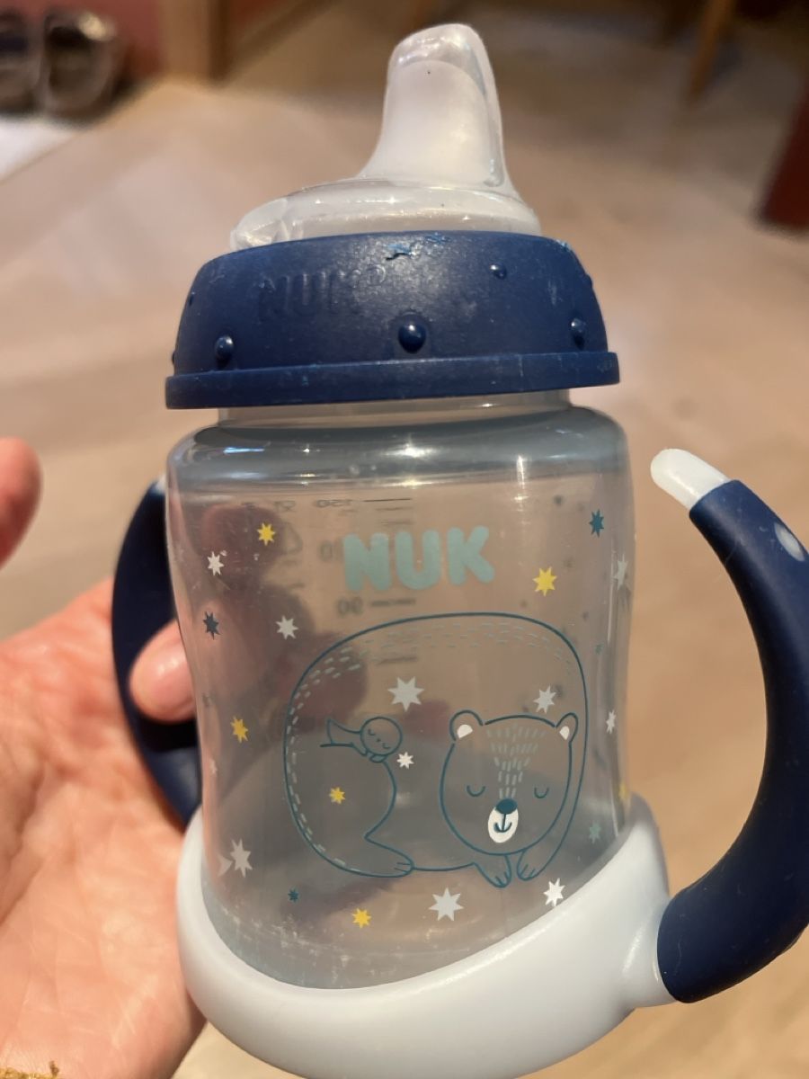 Baby-Mahlzeiten: NUK Trinklernflasche mit Griffen – Gebraucht aus Hinwil von jodrno 2