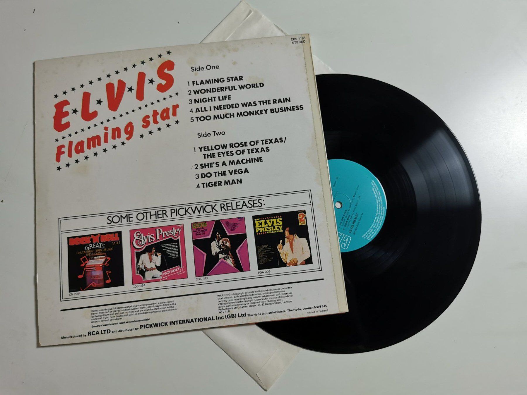 Dischi in vinile: Elvis Presley - Flaming Star – Usato da Grafenried venduto da Jukebox70 1