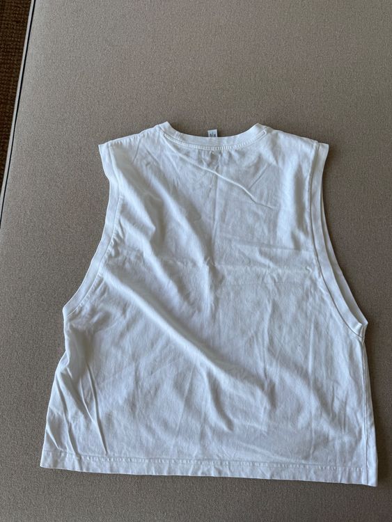 Other Stories Top: &other Stories weisses Tanktop breit Gr. M – Usato da Klingnau venduto da Vdado 1