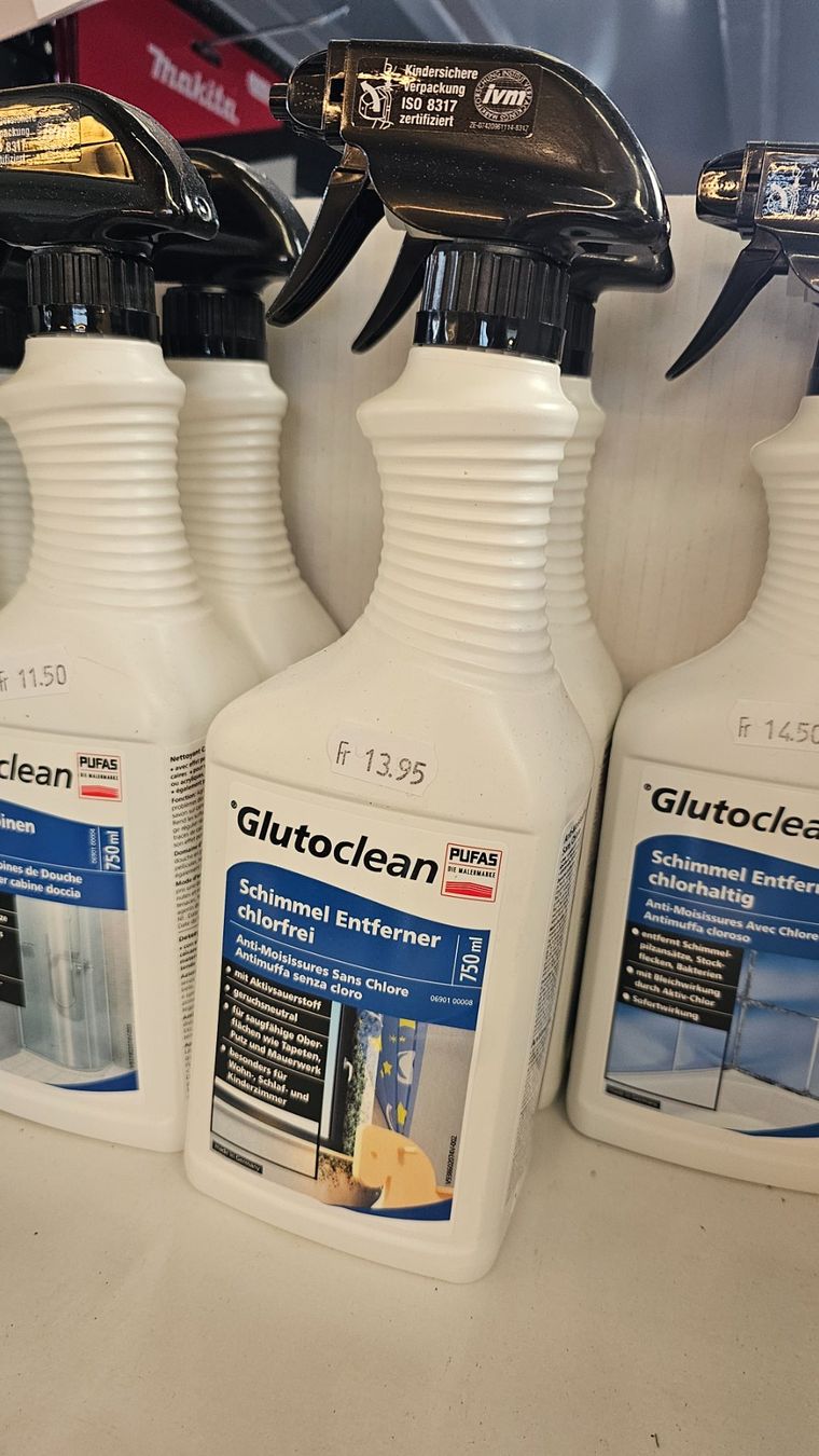Pflegeprodukte: Glutoclean Schimmelentferner chlorfrei 750 ml – Neu und originalverpackt aus Koppigen von Bracher_Mail-House 1