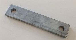 Lochplatte, 140x30mm, Doppellochplatte