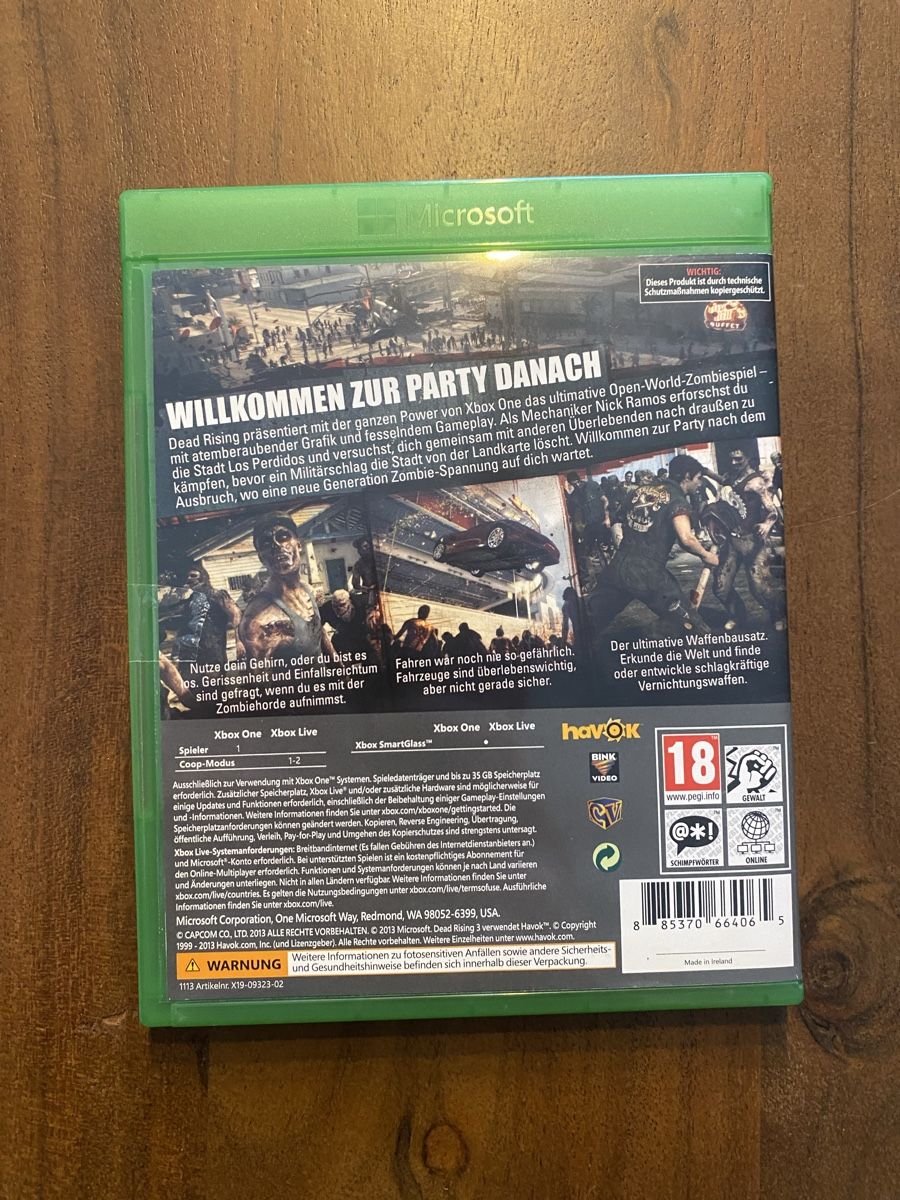 Microsoft Giochi: Deadrising 3 für Xbox One – Usato da Thunstetten venduto da Virus_33 2