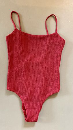 Badeanzug rot Gr. XS