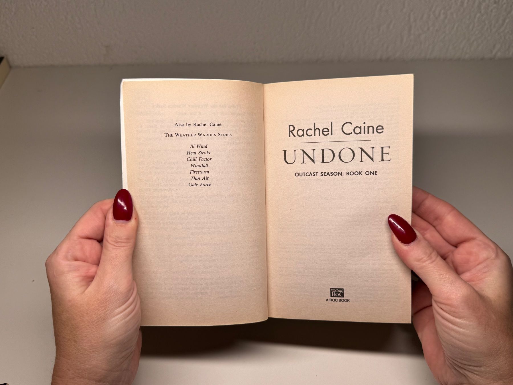 Bücher: NOVEL: Rachel Caine, Undone – Gebraucht aus Grosswangen von English_books 2