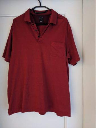Olymp Polo Herren XL dunkelrot guter Zustand