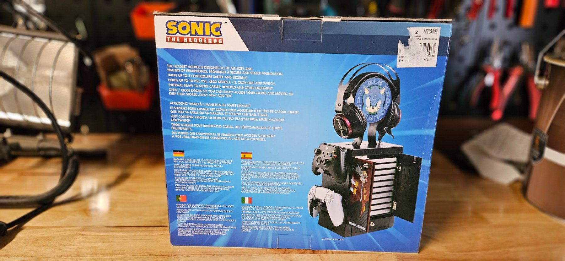 Giochi: Rubber Road Gaming Locker - Sonic – Nuovo e nell'imballaggio originale da Rohrbach venduto da Emiflo 1