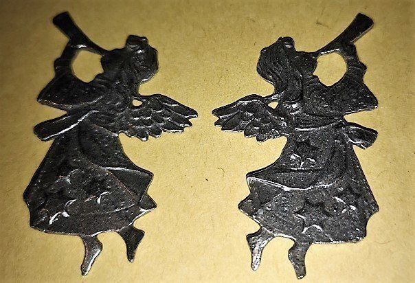 Tutte le decorazioni: Christbaumschmuck Engel mit Horn roh – Nuovo (secondo la descrizione) da Lutzenberg venduto da Pinschi01