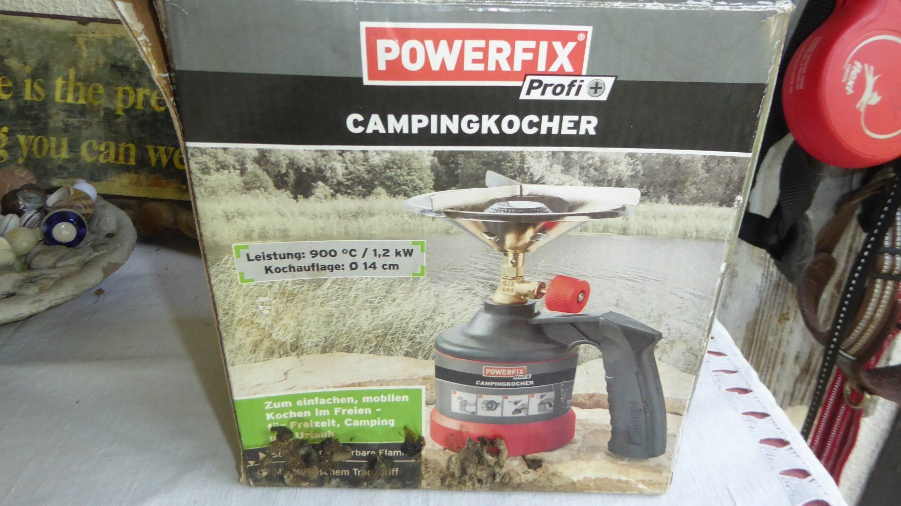 Herde: Campingkocher Powerfix Profi mit 2Katuschen Top – Gebraucht aus Sargans von Benziner 1