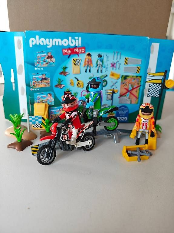 Spielzeuge: Playmobil 9329 Motocross Set – Gebraucht aus Niederlenz von Tom-U