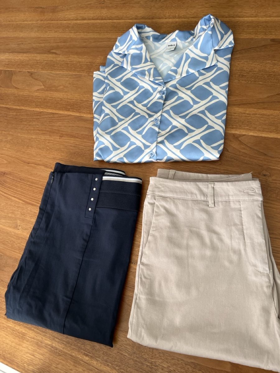 Lotti di vestiti: 2 Hose u. 1 Hemd. Sommer Set. Grösse L – Usato da Kappelen venduto da Chanel1991