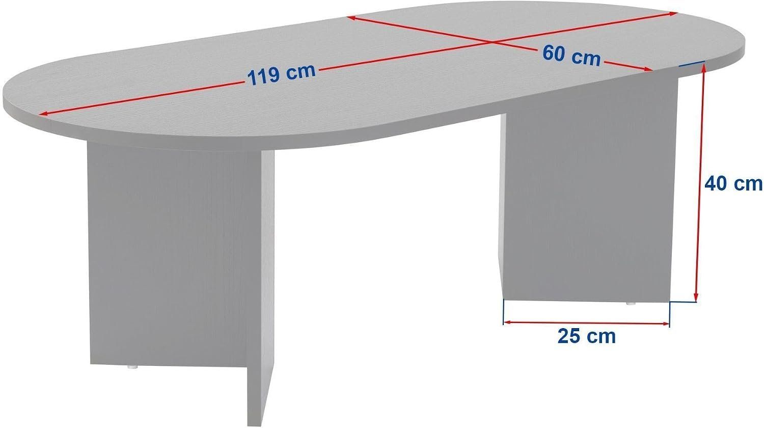 Tavoli: Couchtisch 119x40x60 cm Travertin Walnuss 18 mm – Nuovo e nell'imballaggio originale da Schaffhausen venduto da schwizerchaes 2