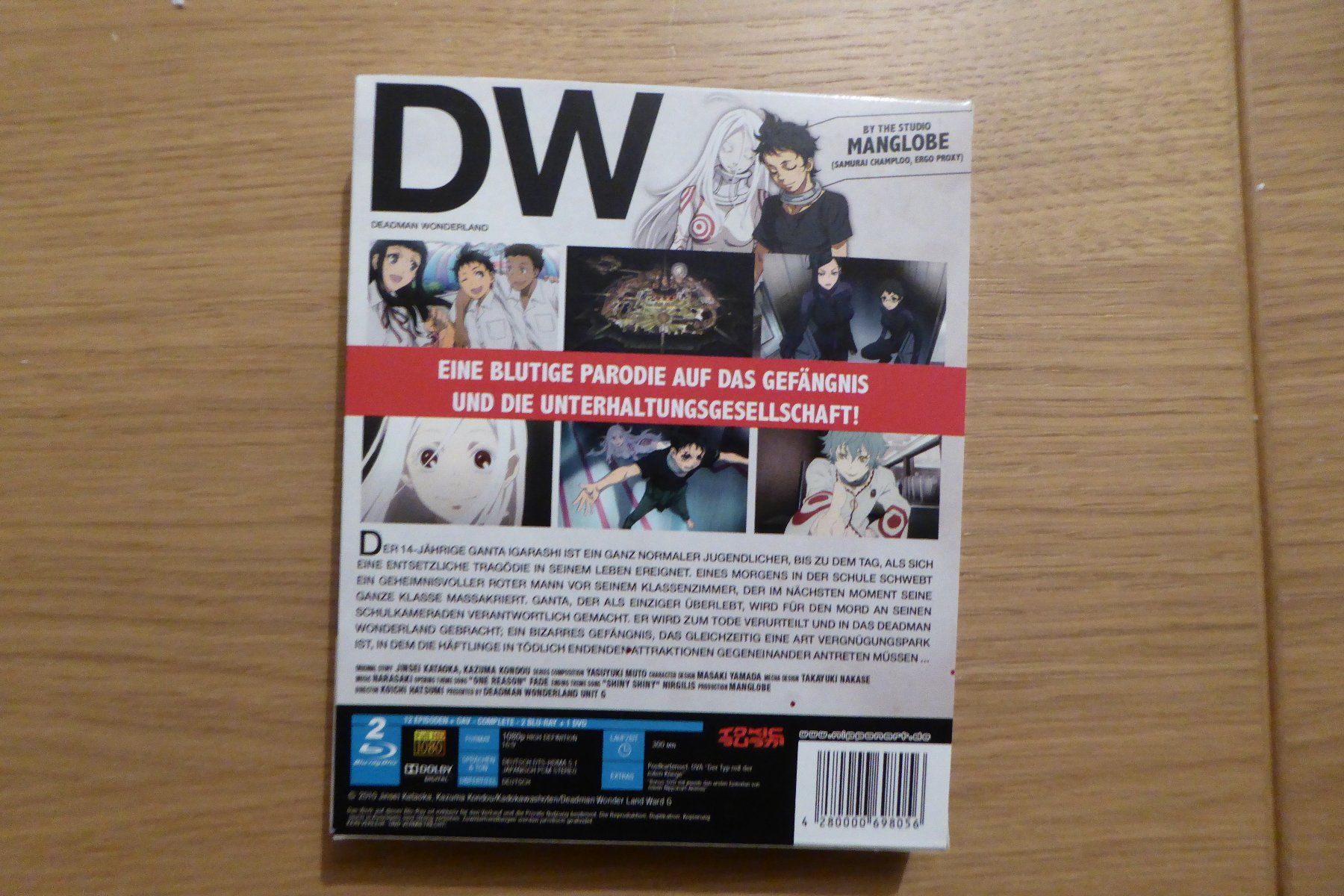 Tutti i DVDs: Bluray Anime Deadman Wonderland – Usato da Allschwil venduto da Summelsarium 1