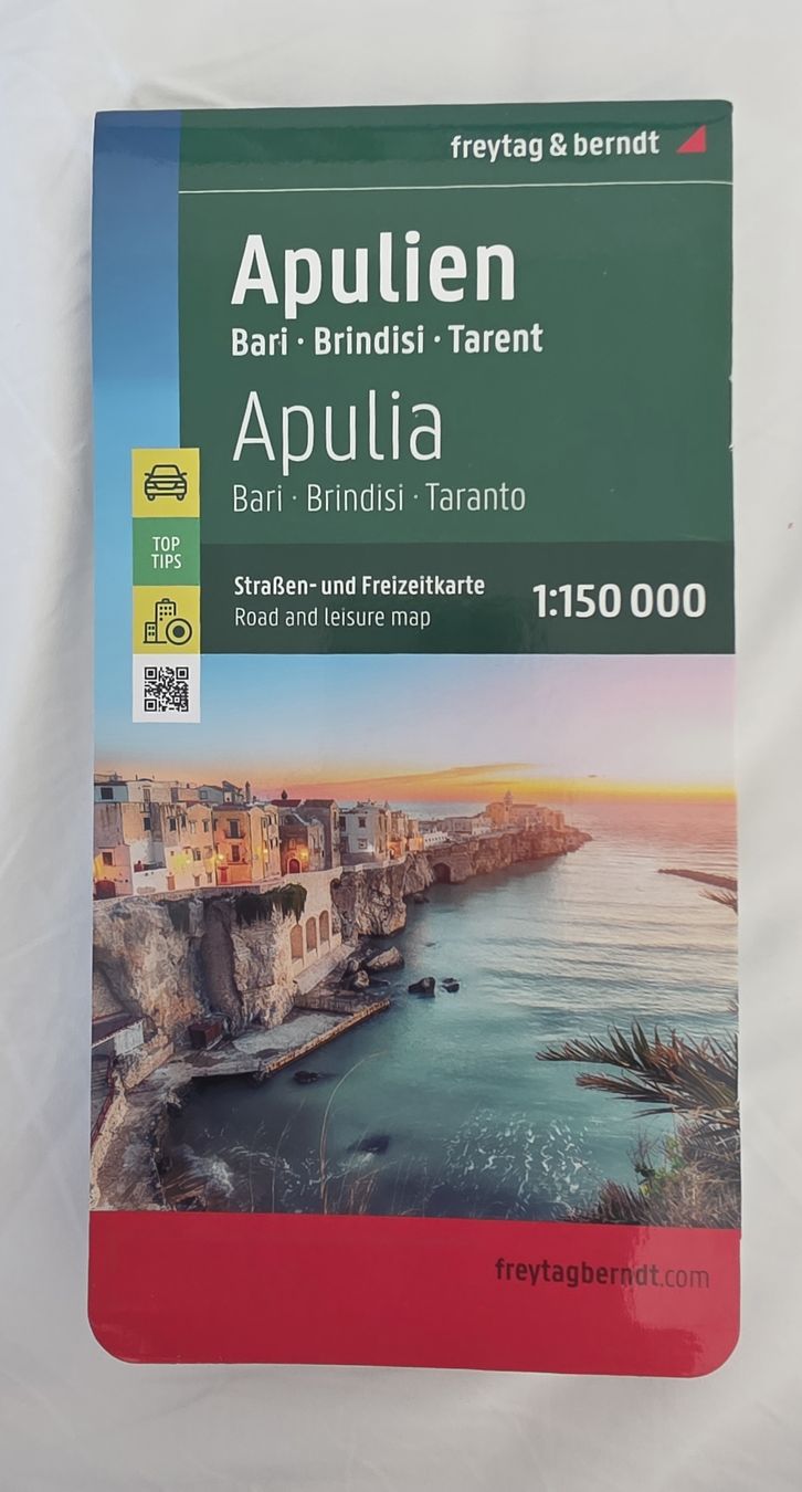 Landkarten & Atlanten: Apulien - Strassen- und Freizeitkarte – Neu (gemäss Beschreibung) aus Maisprach von patrugi
