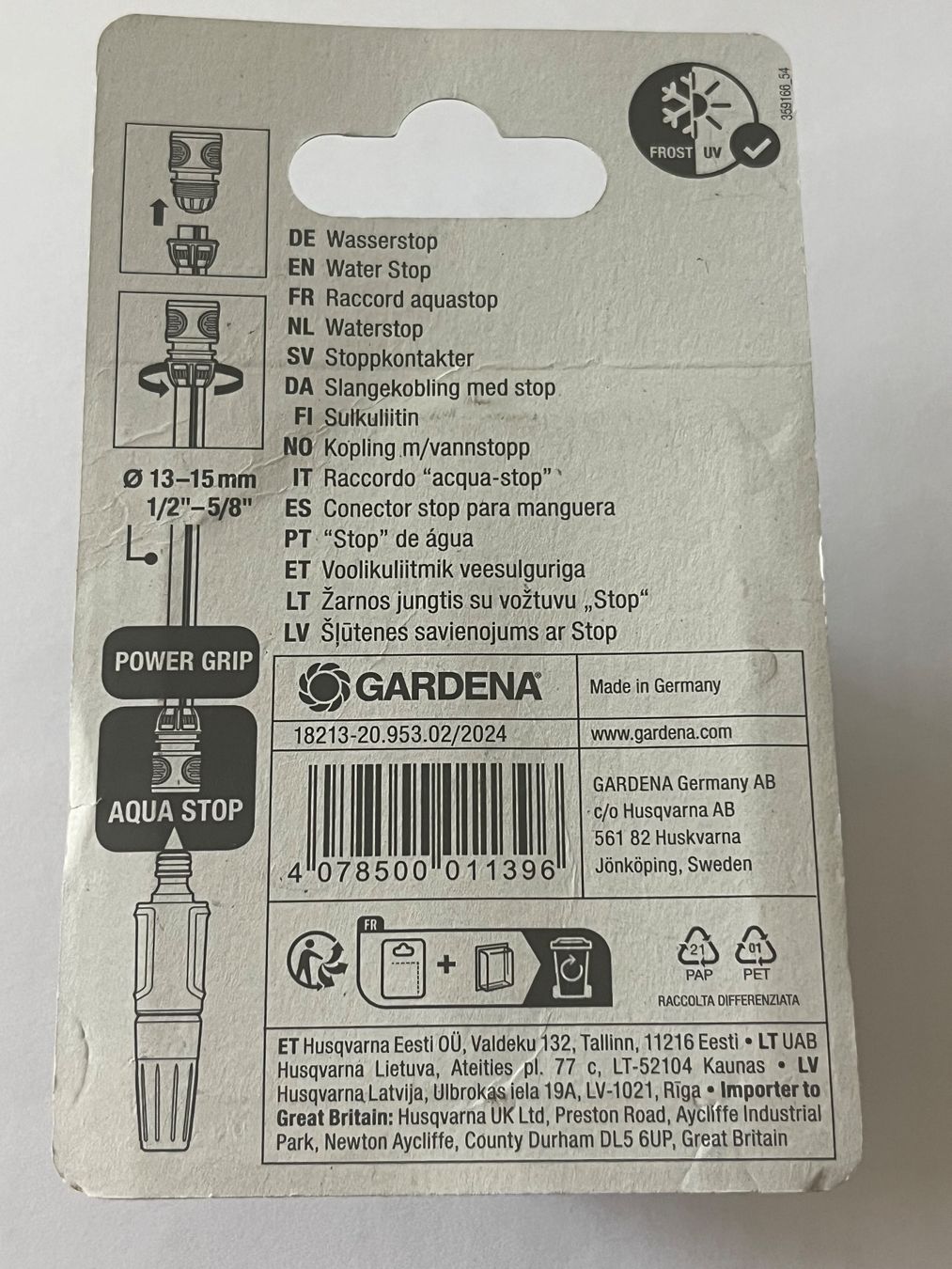 Gardena Tubi & Tubi flessibili: Wasserstop / Aquastop neuf / marque Gardena – Nuovo e nell'imballaggio originale da Thônex venduto da fri_9f7s 4