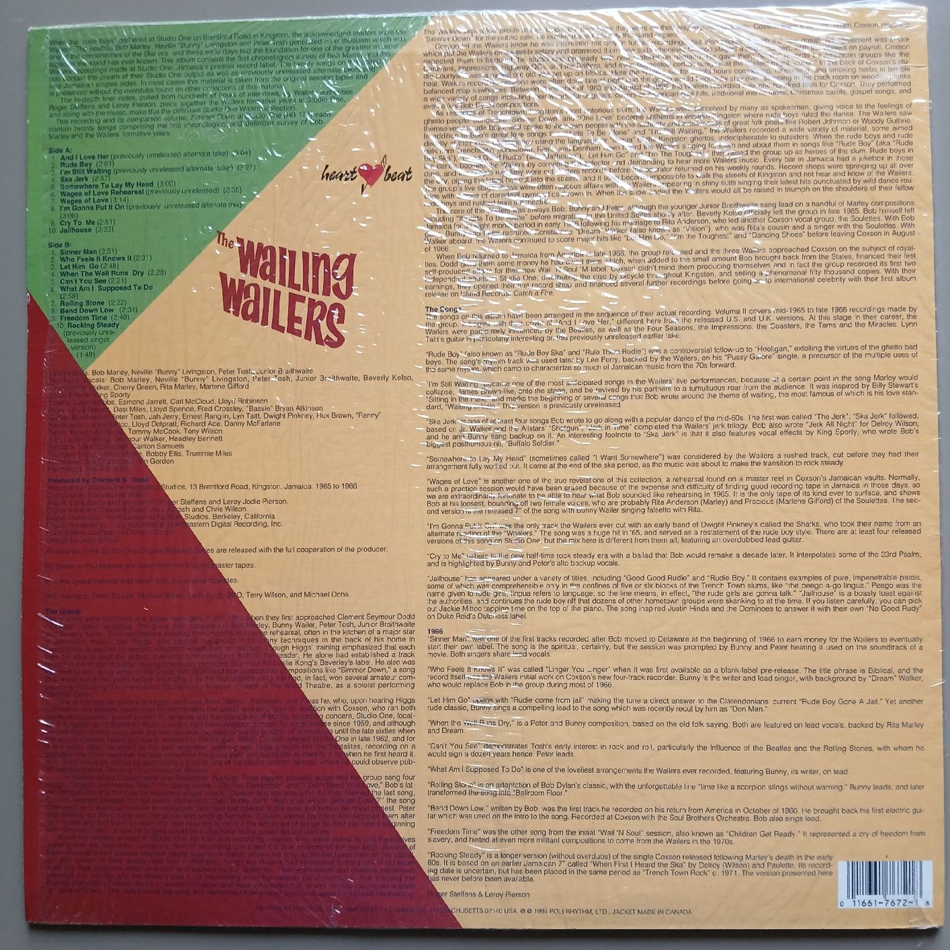 Dischi in vinile: Bob Marley and the Wailers at STUDIO ONE . – Nuovo (secondo la descrizione) da Lausanne venduto da Soulbrother 1