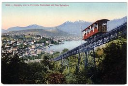 Lugano - Standseilbahn Monte San Salvatore