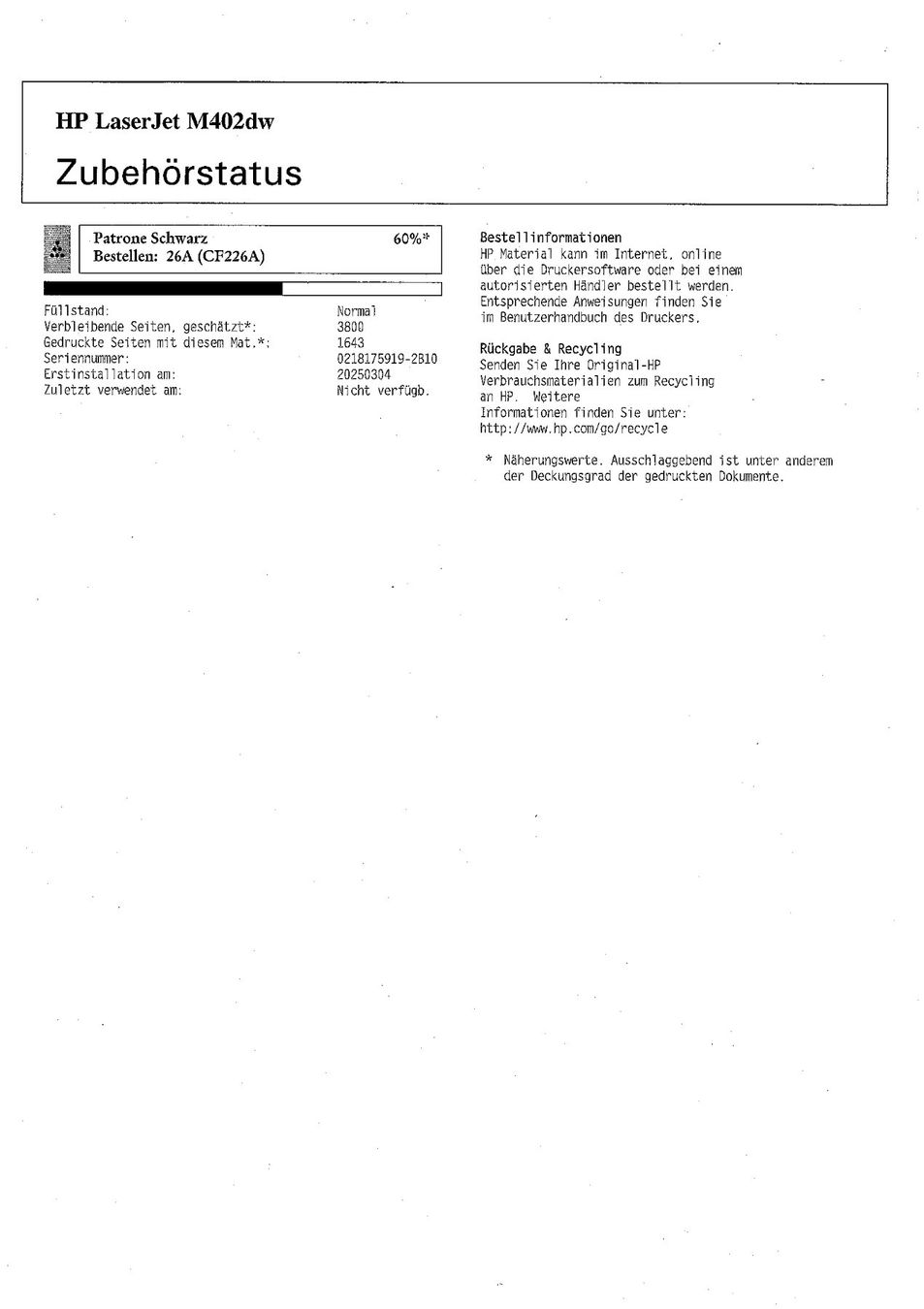 Hewlett Packard Drucker: HP LaserJet Pro M402dw – Gebraucht aus Birmenstorf AG von Src_ag 5
