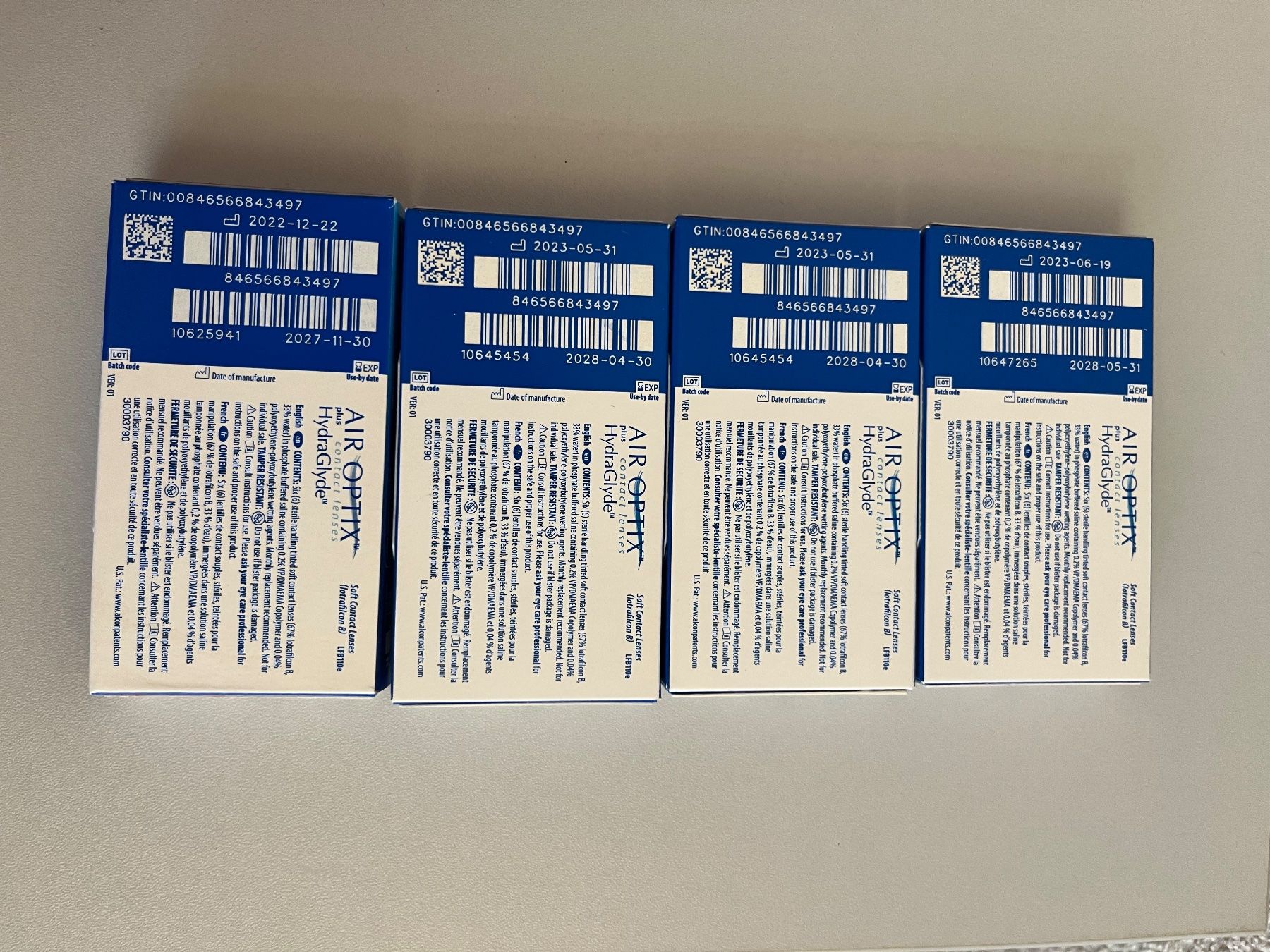 Lenti a contatto: Air Optix HydraGlyde Monatslinsen, PWR -3.75, 6er Packung – Nuovo e nell'imballaggio originale da Aesch BL venduto da Mark-68-A 2