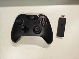 Microsoft Xbox One Wireless Controller mit Wireless Adapter