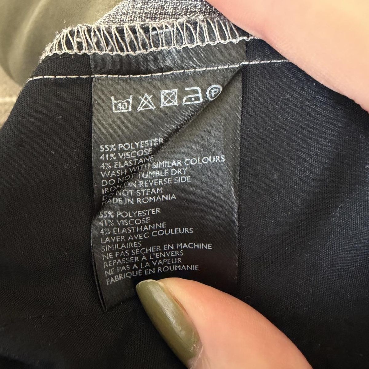 Pantaloni: Grey Pleated Trousers - Size M - Light Before Dark – Usato da Winterthur venduto da nadjaaa17 5