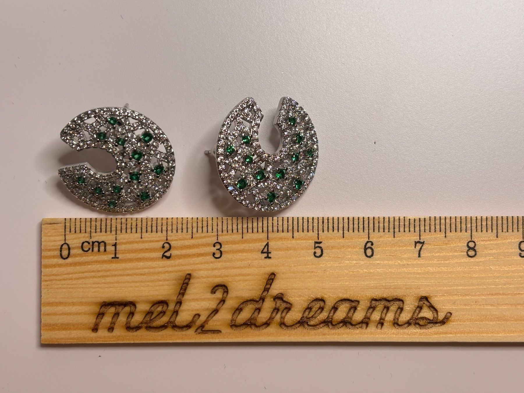 Boucles d'oreille: Boucles d’oreilles émeraudes ✨ – Neuf (Voir description) à Lausanne par mel2dreams 4