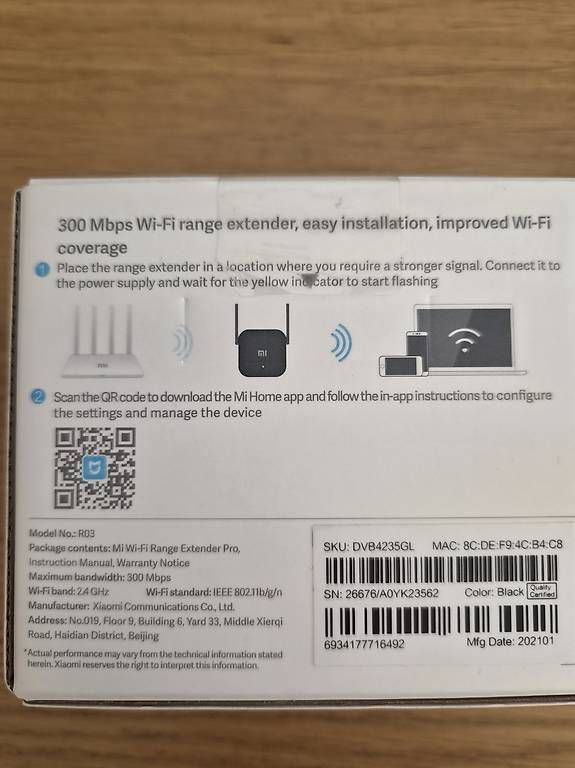 Xiaomi WiFi: Xiaomi Wi-Fi Range Extender Pro – Usato da Sarmenstorf venduto da Turischt 2