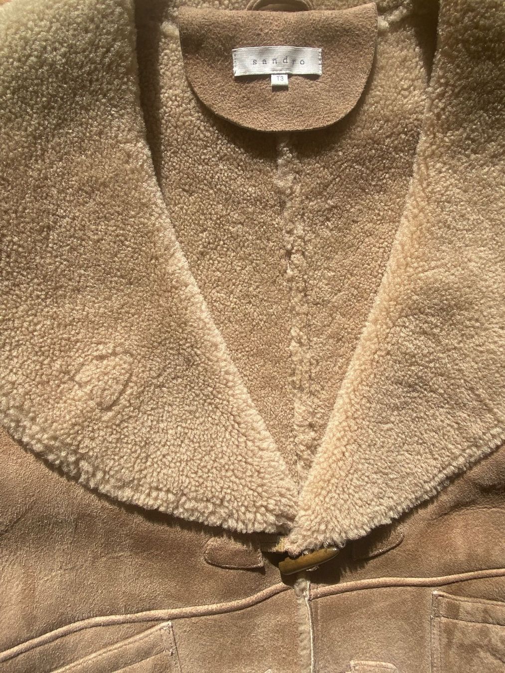 Sandro Cappotti: Sandro | Veste NEUVE ! - shearling - beige - 36-38 – Nuovo e nell'imballaggio originale da St-Sulpice VD venduto da _sell_off 5