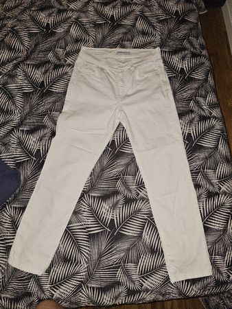 Jean blanc Angels taille haute été printemps neuf