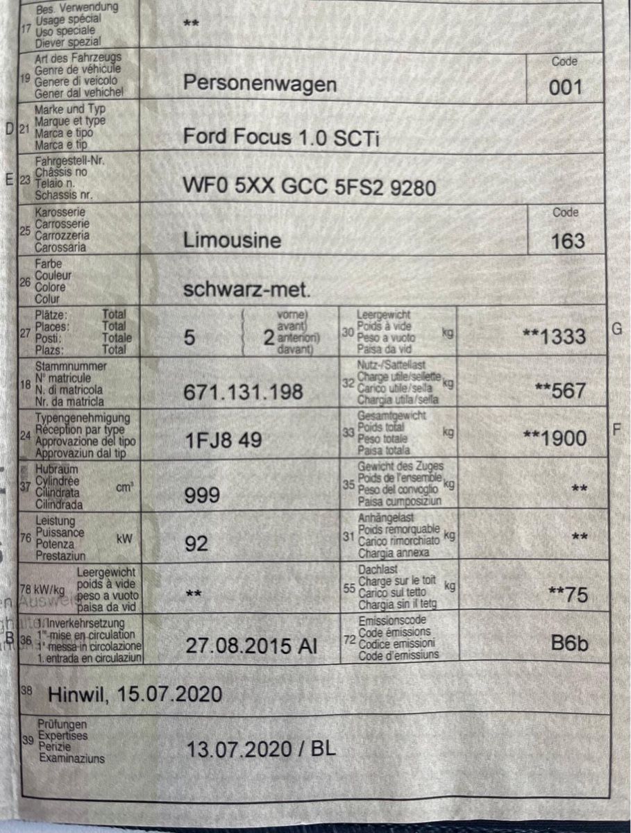 Ford Automobili: Ford Focus 1.0 – Usato da Wallbach venduto da SchnellAutomobile 9
