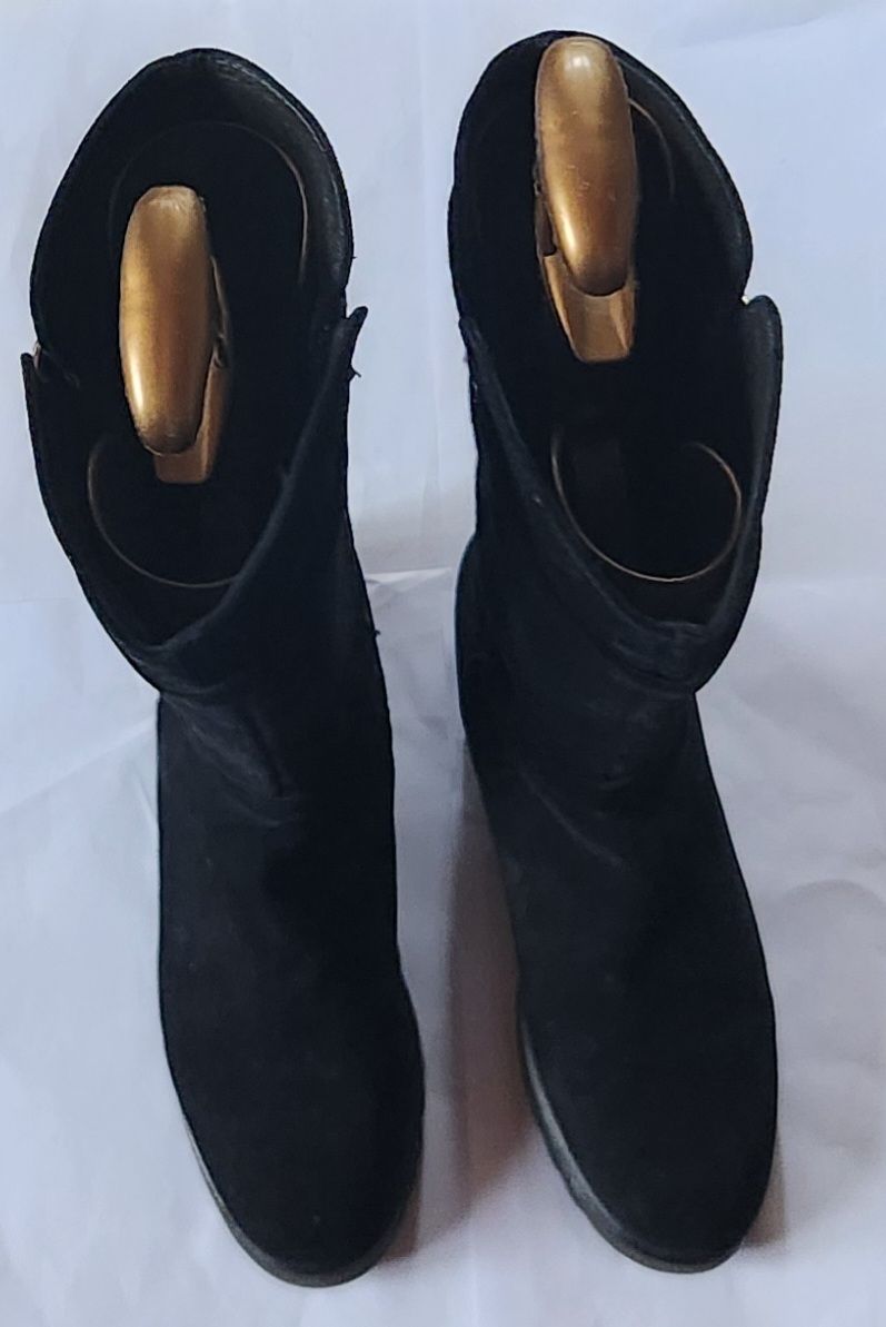 Scarpe da donna: Bottes Cenedella daim noir taille 39.5 – Usato da Niedergösgen venduto da Eva2410 4