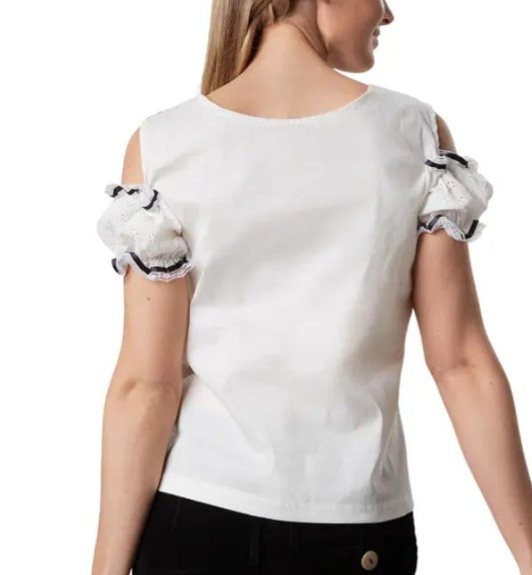Costumi: Trachtenbluse Zenzi Gr.XL – Nuovo e nell'imballaggio originale da Oberegg venduto da MR-shop 2