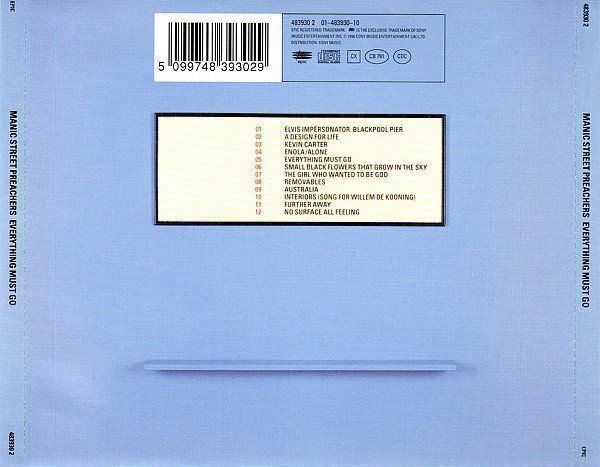 CD: Manic Street Preacher–Everything Must Go – Usato da Zürich venduto da Raz88 2