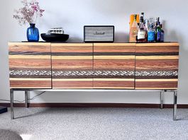 Exklusive Designer-Kommode  Massivholz-Unikat  180 cm