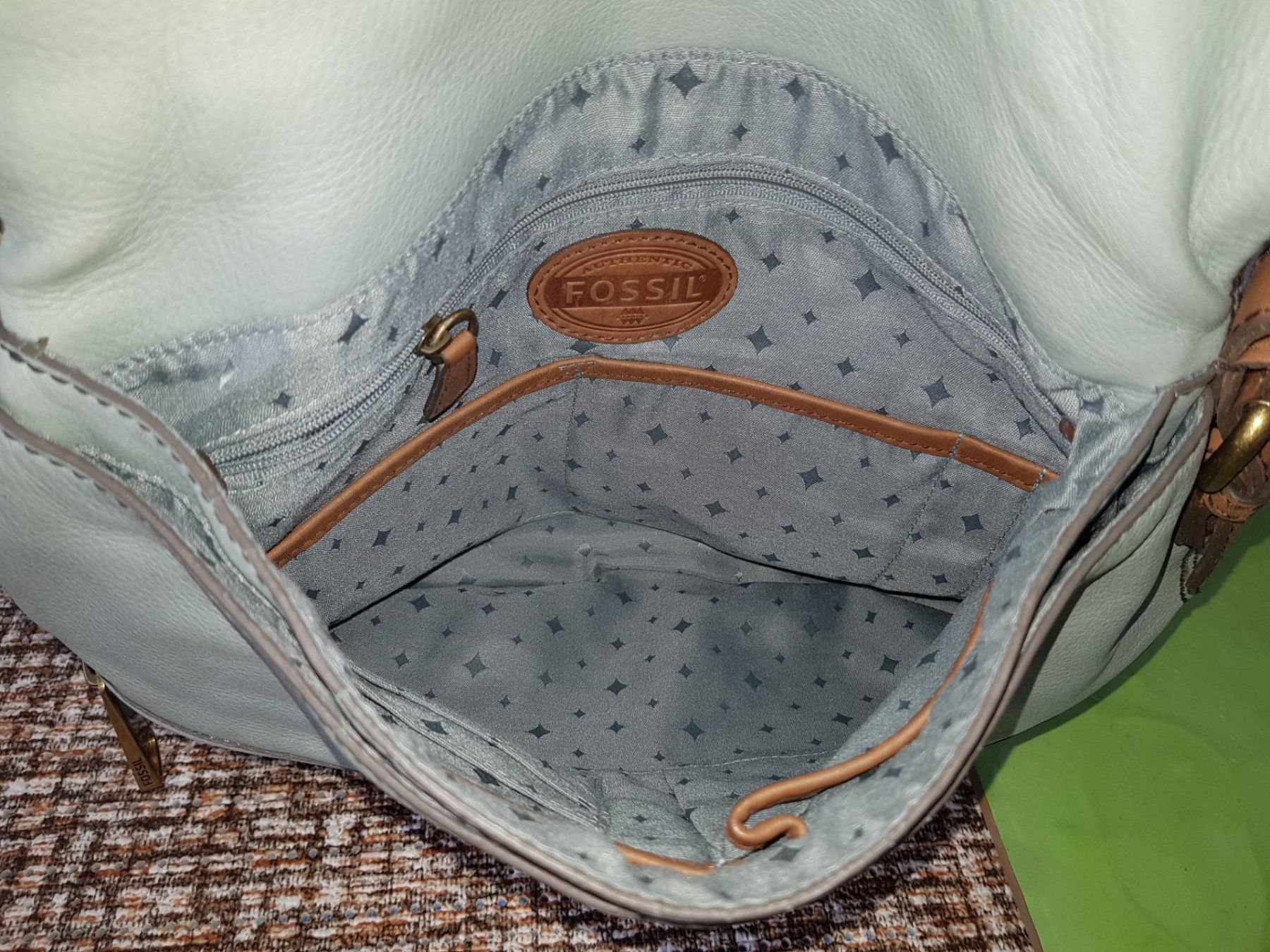 Fossil Taschen für Damen: Fossil Leder Handtasche/Umhängetasche – Gebraucht aus Basel von Birs868 7