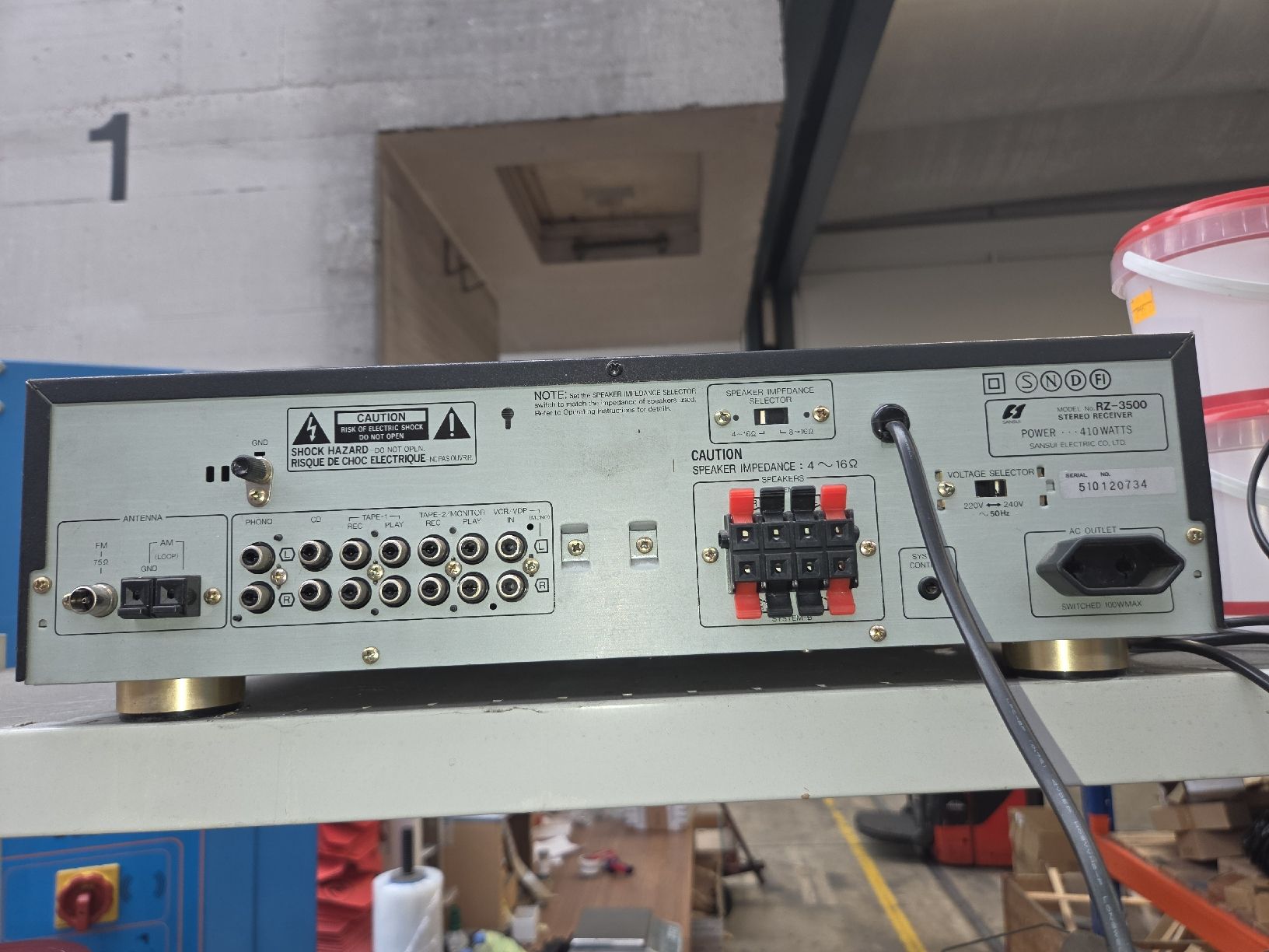Sansui Amplificatori: Verstäeker Sansui RZ - 3500 – Usato da Neunkirch venduto da ofe_gk6g 1