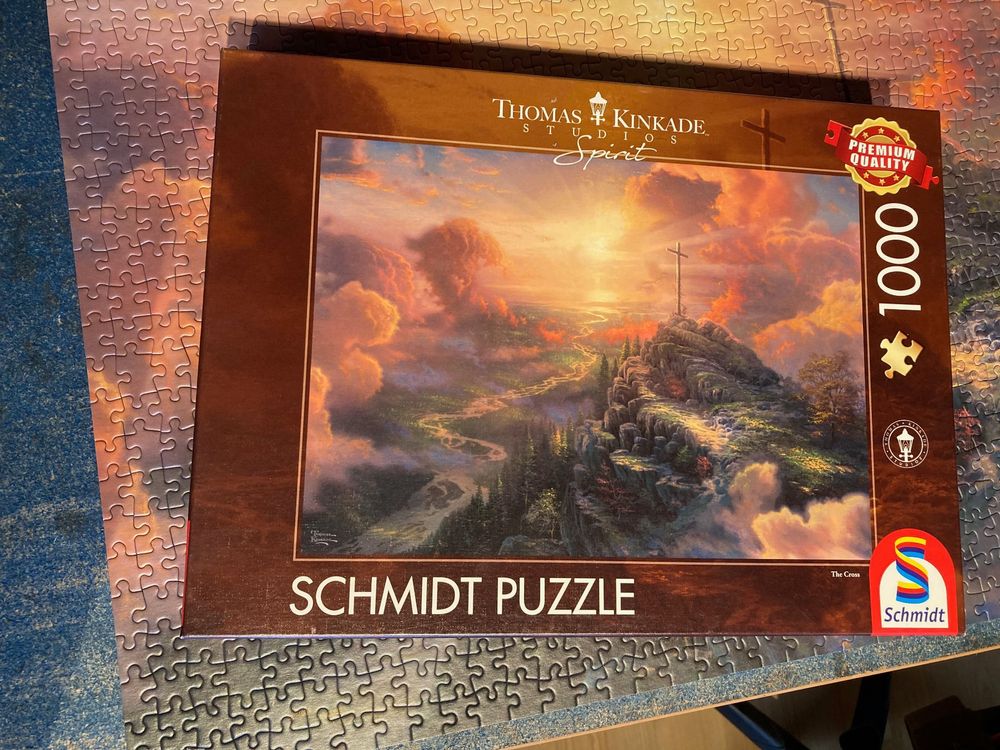 1000 Teile Jesus Kreuz Puzzle - Herausforderndes Puzzle 50x70cm