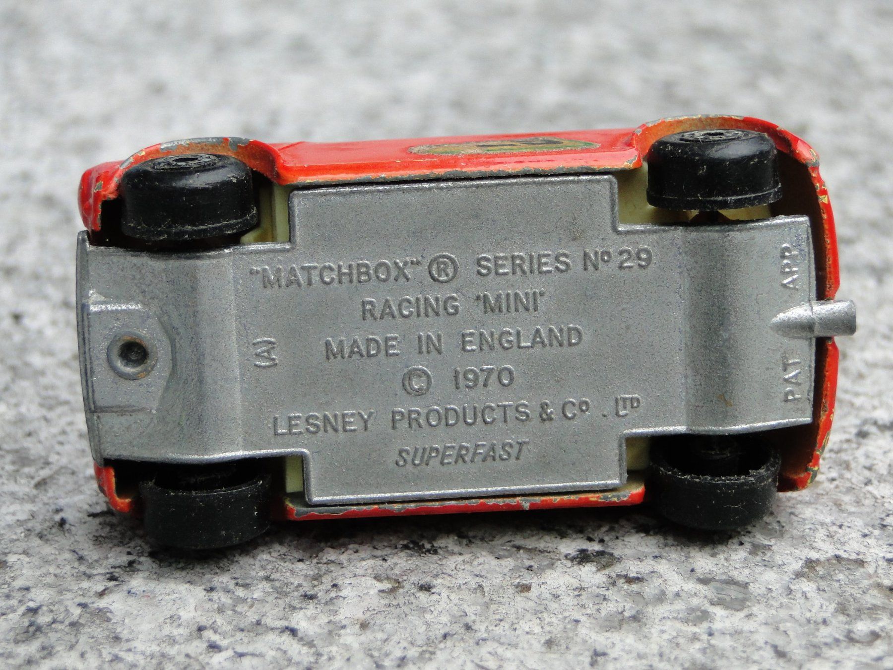 Matchbox Modellini d'auto: MATCHBOX - Racing Mini - Nr. 29 ca. 1/53 – Usato da Killwangen venduto da cyrano56 6