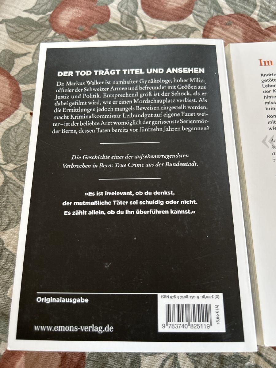 Libri: 3 Kriminalromane aus der Schweiz – Usato da densbüren venduto da Oldaden 1