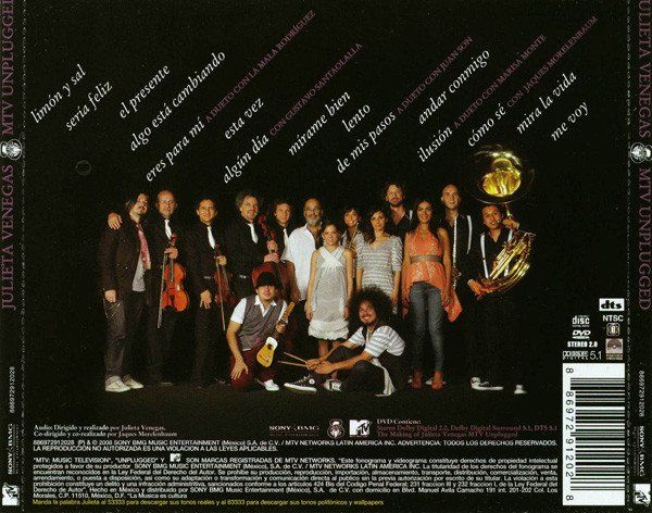 CD: Venegas Julieta: MTV Unplugged CD – Nuovo e nell'imballaggio originale da Steinhausen venduto da Vilivinili 1