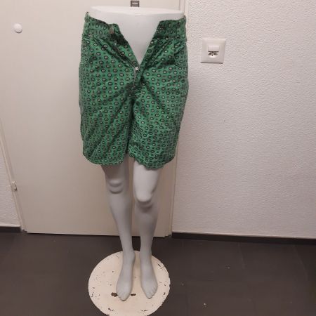 Sommerliche Shorts, grün gemustert, Grösse 36, Top Zustand