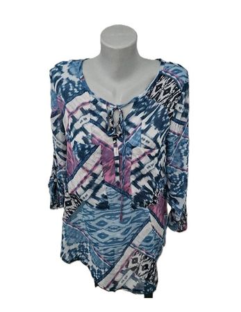 Tunika/ Blusenshirt Please Gr. M Boho Romance Hippie