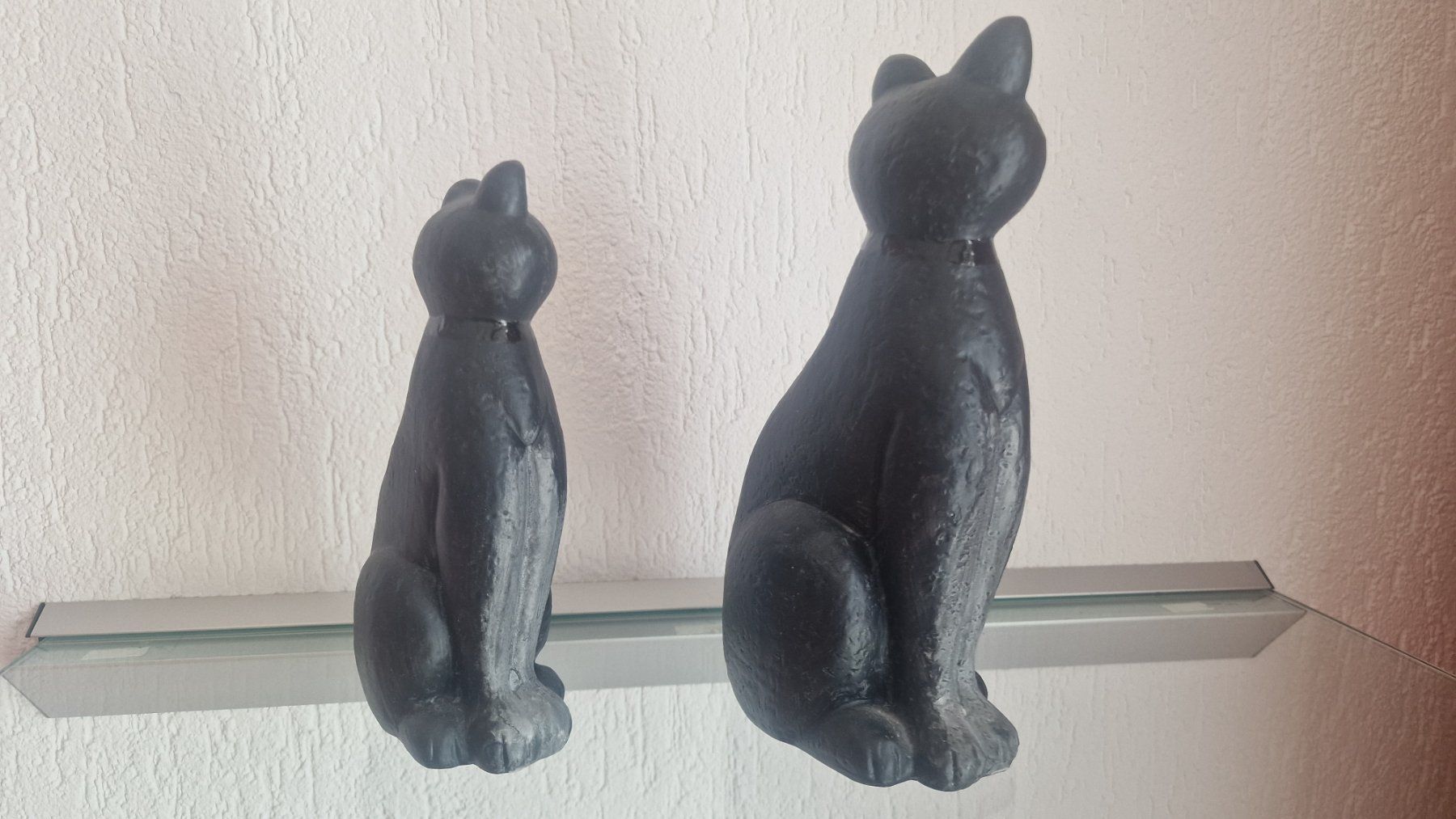 Alle Dekorationen: Deko Katzen 2er Set schwarz, Höhe 24cm – Gebraucht aus Weisslingen von and-lo73 1