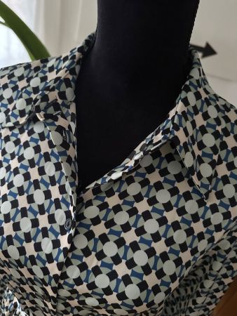 Elegantes Hemdblusenkleid, Grösse M, von H&M