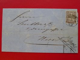1881, Nr.30 seltene Drucksachen-Verwendung nach ÖSTERREICH !